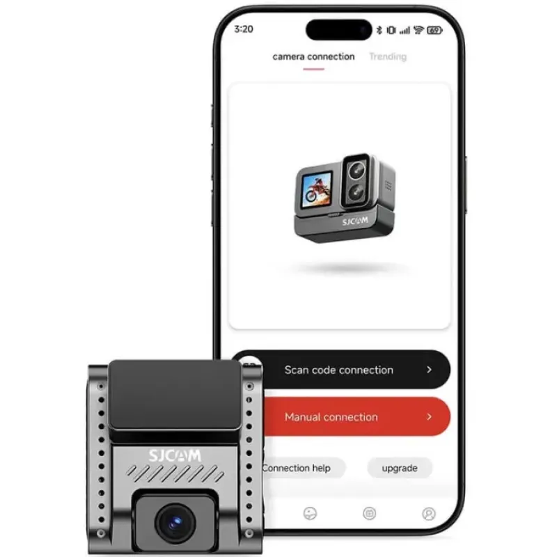 Видеорегистратор SJCAM Dashcam M60S + rear camera, Wi-Fi, 4K (6972476163401)