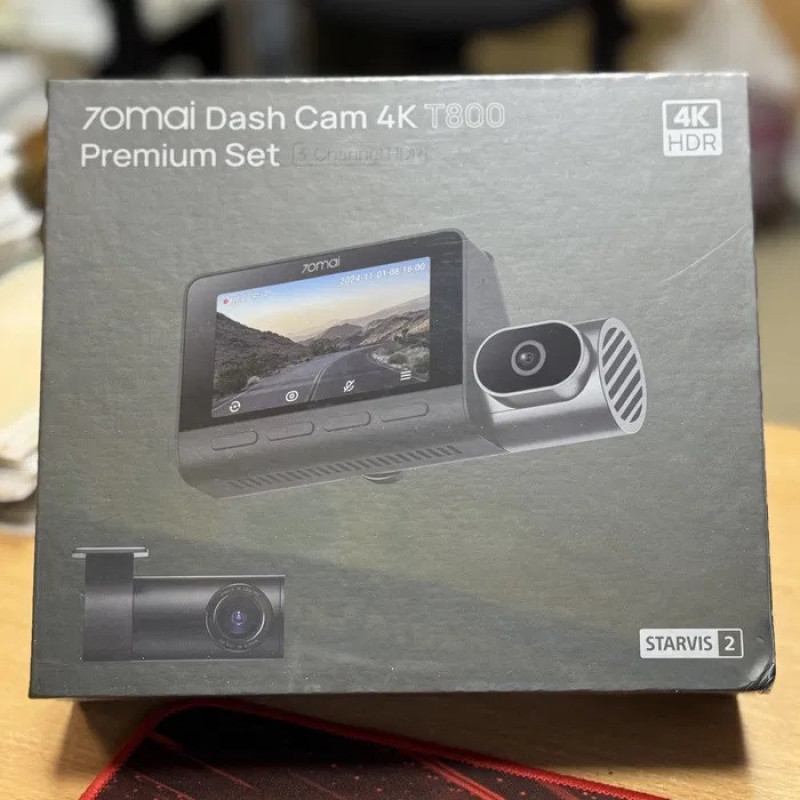 Відеореєстратор 70mai Dash Cam 4K T800-41 Premium Set