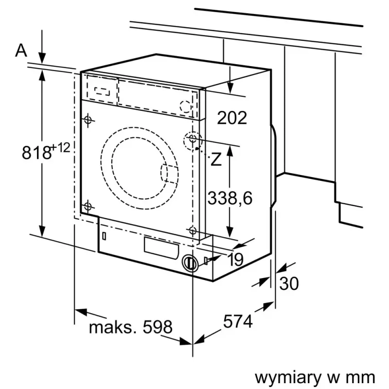 Встраиваемая стиральная машина BOSCH WIW 24342 EU