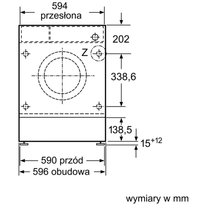 Встраиваемая стиральная машина BOSCH WIW 24342 EU