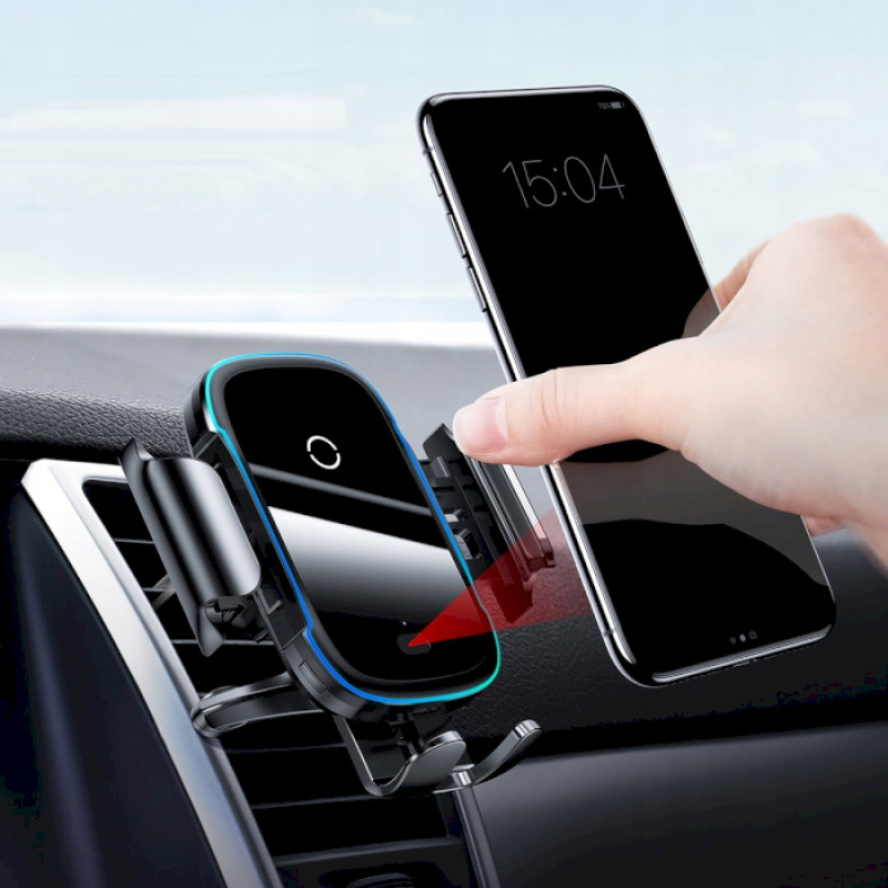 Baseus Wireless Charger Qi Light Electric 15W Black (WXHW03-01)