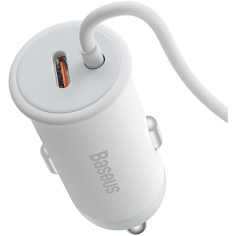 Baseus CW01 Magnetic Wireless Charging Car Mount 40W (SUCX040102) White