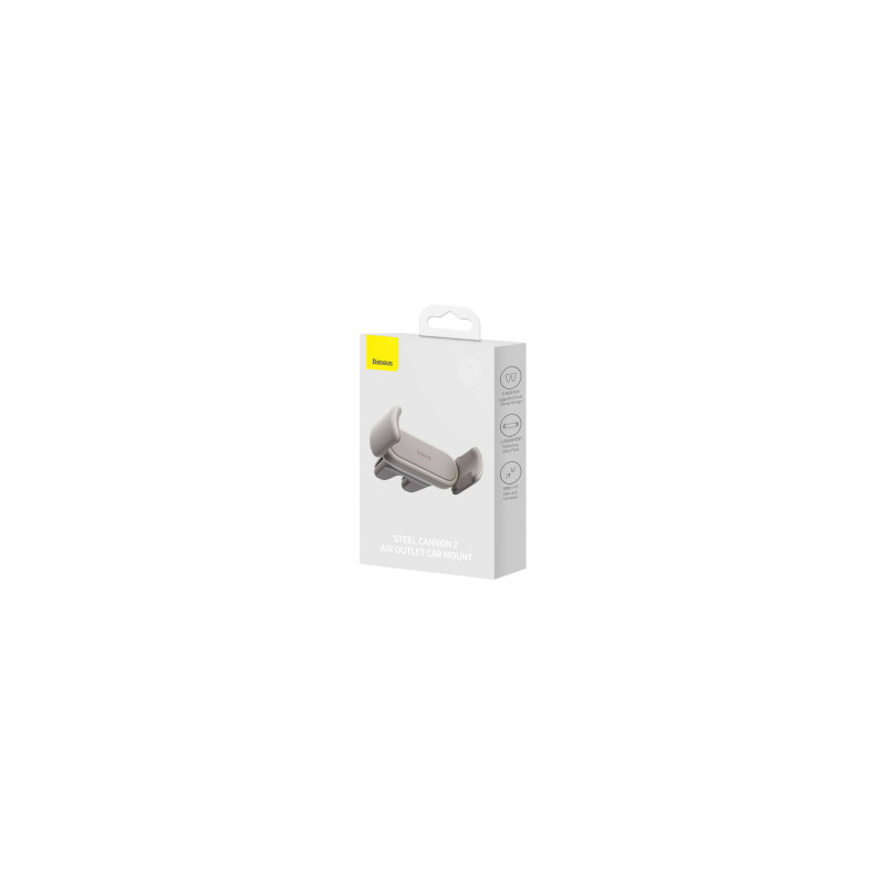 Baseus Steel Cannon 2 Car holder to Ventilation Creamy White (SUGP000002)