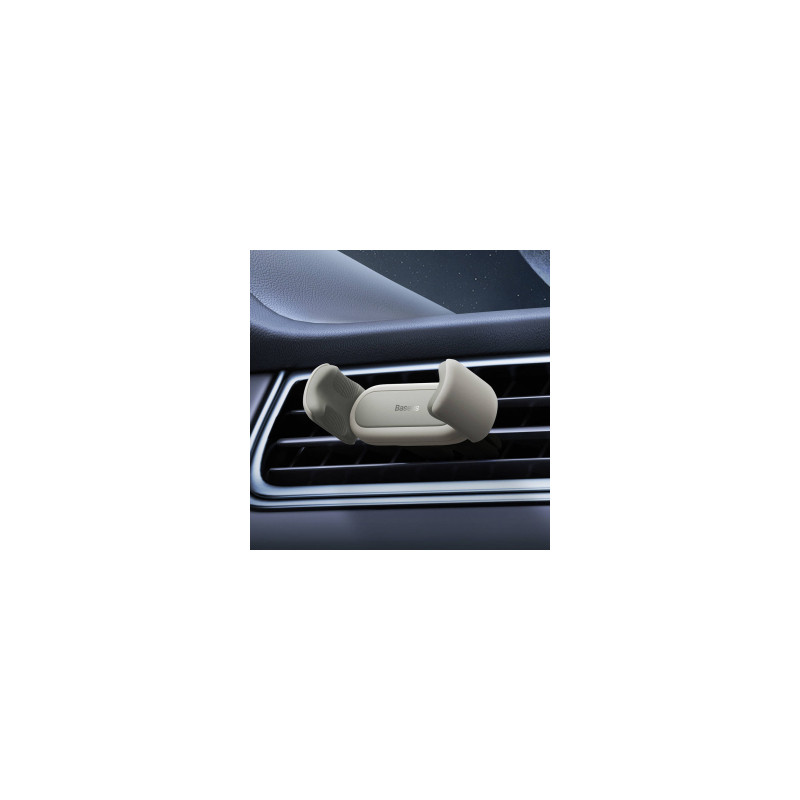 Baseus Steel Cannon 2 Car holder to Ventilation Creamy White (SUGP000002)