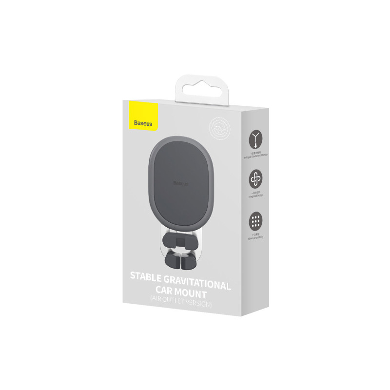 Baseus Stable Gravitational Car Mount (Air Outlet version) Black (SUWX000001)
