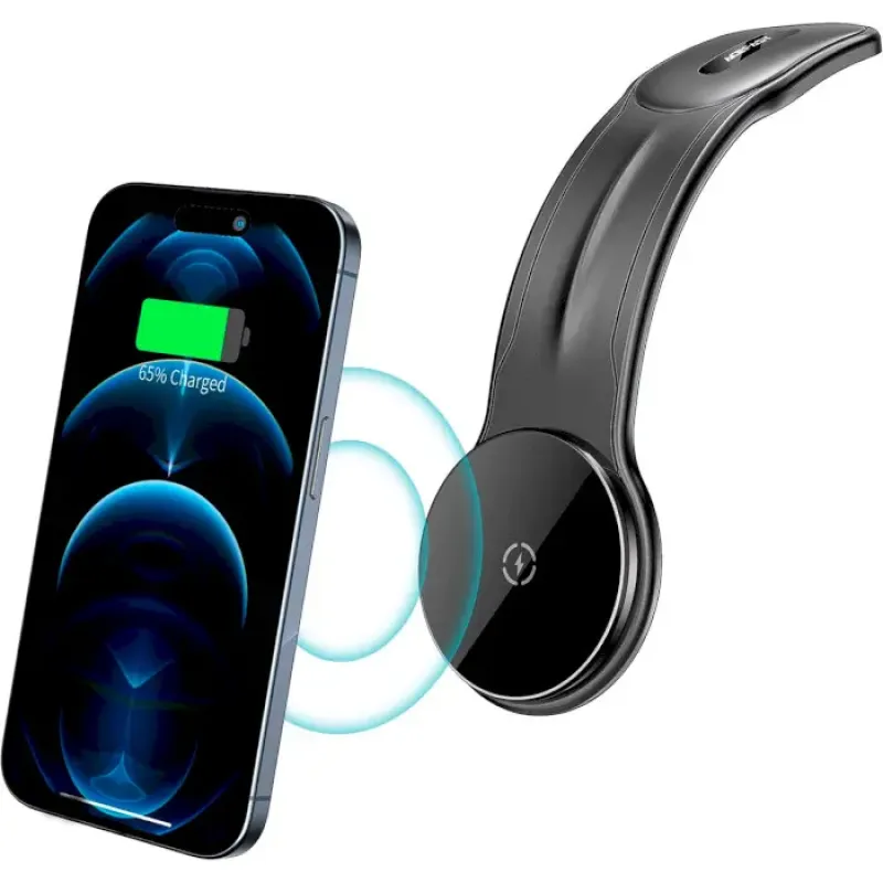 Автомобільний тримач Acefast D21 Magnetic wireless Velcro (6974316282907)