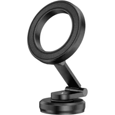 Автомобильный держатель Canyon Magnetic phone holder OnGrip 10 aluminum Black (CNS-CCHM10)
