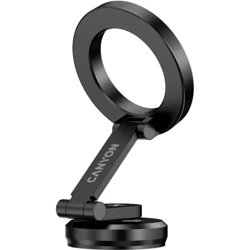 Автомобильный держатель Canyon Magnetic phone holder OnGrip 10 aluminum Black (CNS-CCHM10)