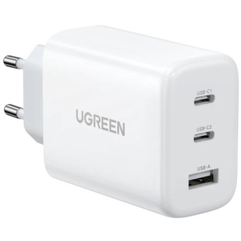Зарядное устройство UGREEN CD275 65W Wall Charger White (90496)