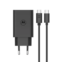 Зарядное устройство Motorola MC-682N 68W Black with Type-C/Type-C (PG38C06281)