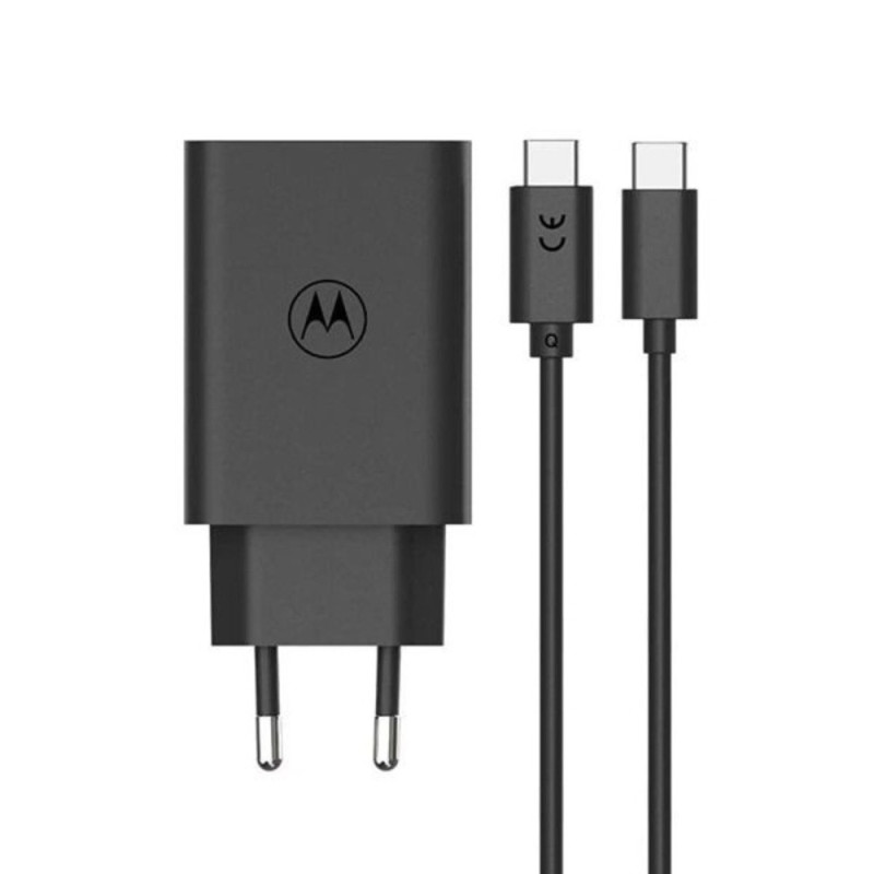 Зарядний пристрій Motorola MC-682N 68W Black з Type-C/Type-C (PG38C06281)