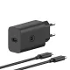 Зарядное устройство Motorola MC-682N 68W Black with Type-C/Type-C (PG38C06281)