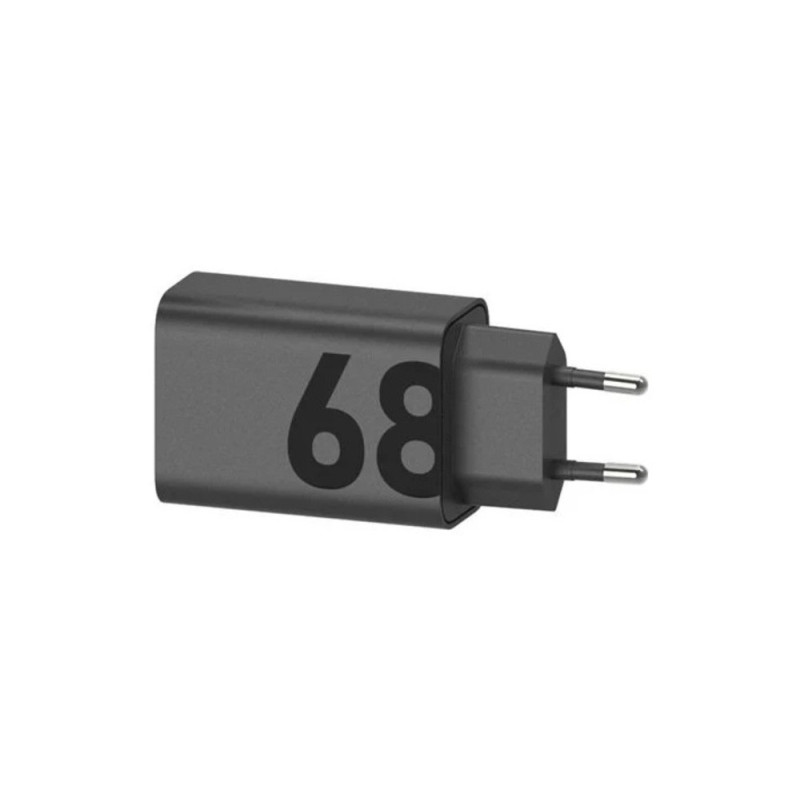 Зарядний пристрій Motorola MC-682N 68W Black з Type-C/Type-C (PG38C06281)