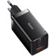 Зарядний пристрій Baseus GaN5 Pro Fast Charger 65W Black Type-C to Type-C cable (CCGP120201)