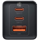 Зарядний пристрій Baseus GaN5 Pro Fast Charger 65W Black Type-C to Type-C cable (CCGP120201)