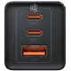 Зарядний пристрій Baseus GaN5 Pro Fast Charger 65W Black Type-C to Type-C cable (CCGP120201)