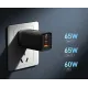 Зарядний пристрій Baseus GaN5 Pro Fast Charger 65W Black Type-C to Type-C cable (CCGP120201)