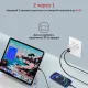 Зарядное устройство Promate PowerPort-33 W USB-C+USB-A White (powerport-33.white)