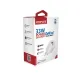 Зарядное устройство Promate PowerPort-33 W USB-C+USB-A White (powerport-33.white)