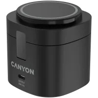 Зарядний пристрій Canyon 4-in-1 Wireless Charging Stand 30W Black (CNS-WCS405BW/A)
