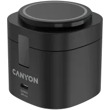 Зарядное устройство Canyon 4-in-1 wireless charging stand 30W Black (CNS-WCS405BW/A)