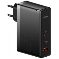 Зарядний пристрій Baseus GaN5 Pro Fast Charger 2C+U 140W Black w/Type-C to Type-C cable (CCGP100201)