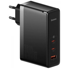 Зарядное устройство Baseus GaN5 Pro Fast Charger 2C+U 140W Black w/Type-C to Type-C cable (CCGP100201)