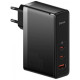 Зарядний пристрій Baseus GaN5 Pro Fast Charger 2C+U 140W Black w/Type-C to Type-C cable (CCGP100201)