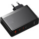 Зарядний пристрій Baseus GaN5 Pro Fast Charger 2C+U 140W Black w/Type-C to Type-C cable (CCGP100201)