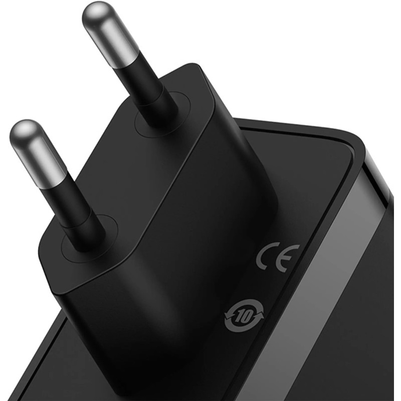 Зарядний пристрій Baseus GaN5 Pro Fast Charger 2C+U 140W Black w/Type-C to Type-C cable (CCGP100201)