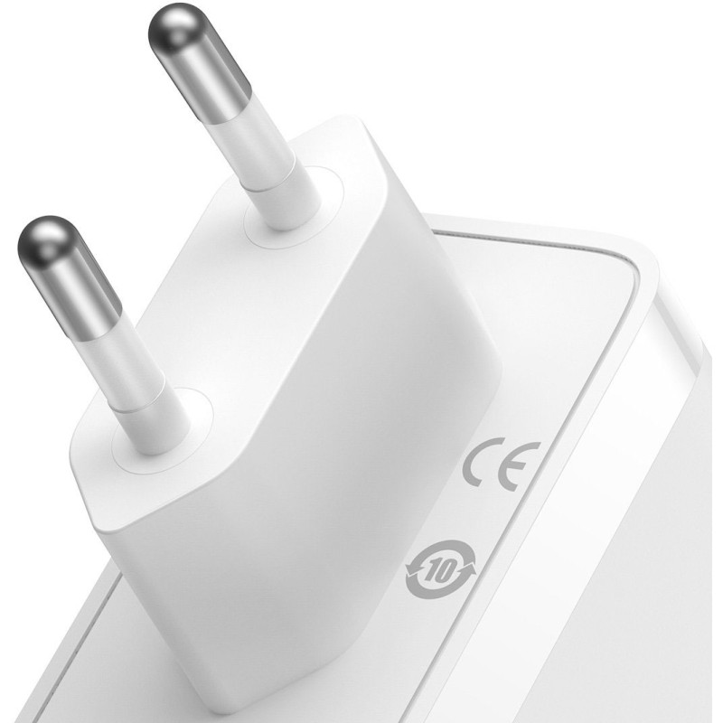 Baseus GaN5 Pro Fast Charger 2C+U 140W White w/Type-C to Type-C cable (CCGP100202)