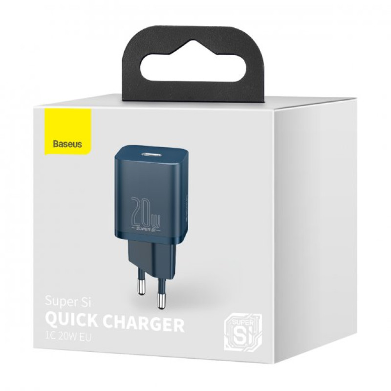 Baseus Super Si Quick Charger Type-C 20W Blue (CCSUP-B03)