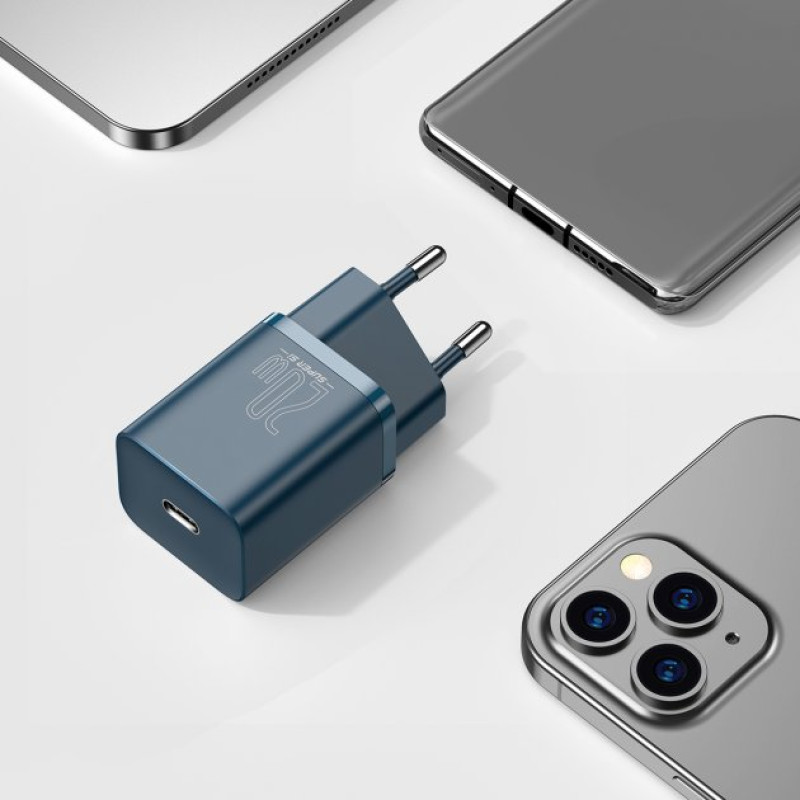 Baseus Super Si Quick Charger Type-C 20W Blue (CCSUP-B03)