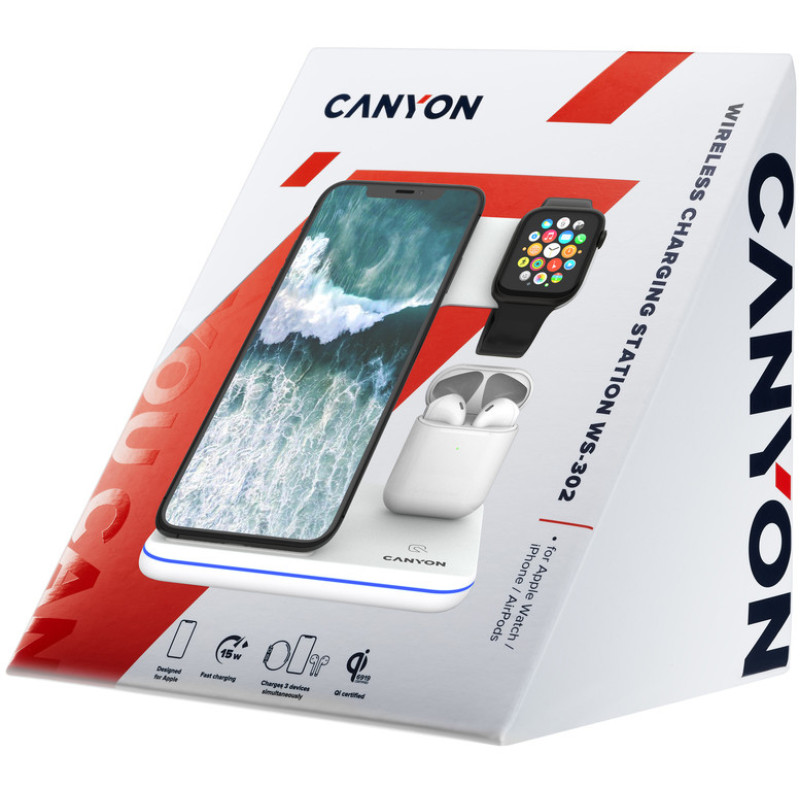Зарядное устройство Canyon  CNS-WCS302W