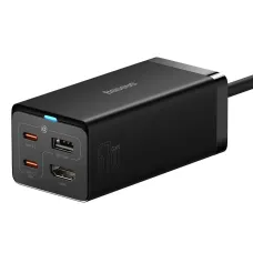 Зарядное устройство Baseus GaN5 Pro Desktop Fast Charger 67W + USB Type-C Black (CCGP110201)
