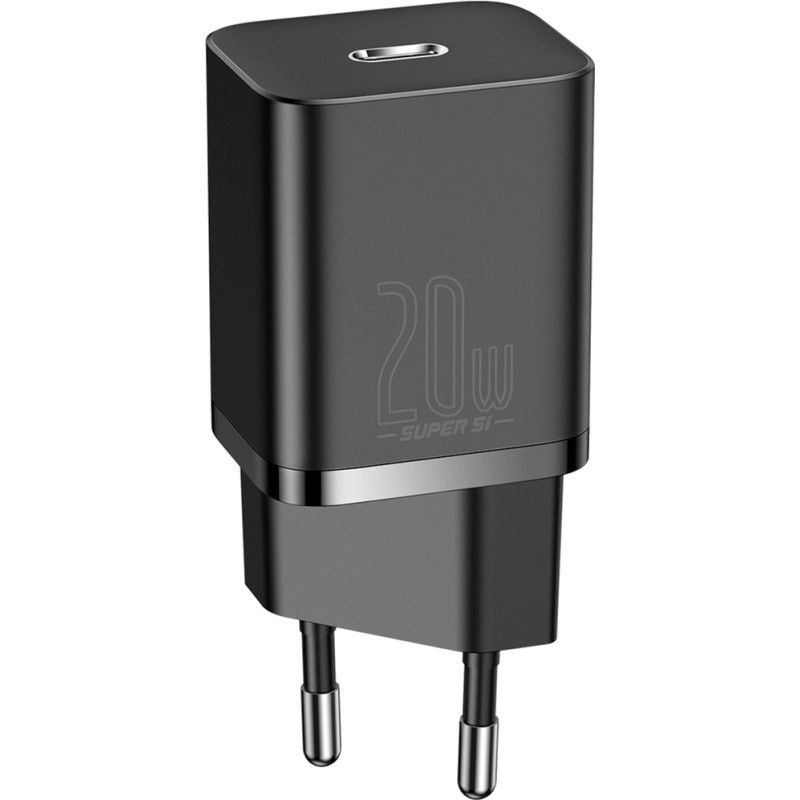 Baseus Super Si Quick Charger 20W Sets Black (CCSUP-B01)