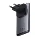 Зарядний пристрій Baseus GaN5 Pro Ultra-Slim Fast Charger C+U 65W Overseas Edition Gray + Type-C to Type-C (CCGP150113)