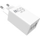 Зарядний пристрій Sigma мобільний X-Power 65W GaN, PD, QC (2xUSB-C + 1xUSB-A) White (PS65-01)