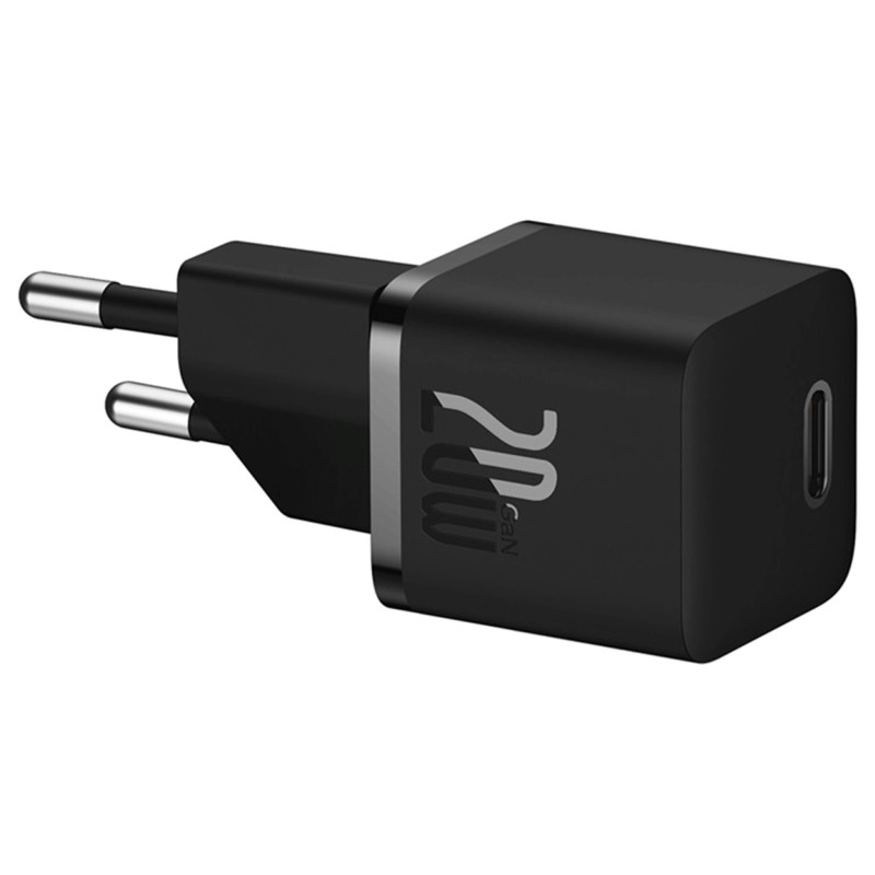 Baseus GaN5 Fast Charger (mini) 1C 20W Black (CCGN050101)
