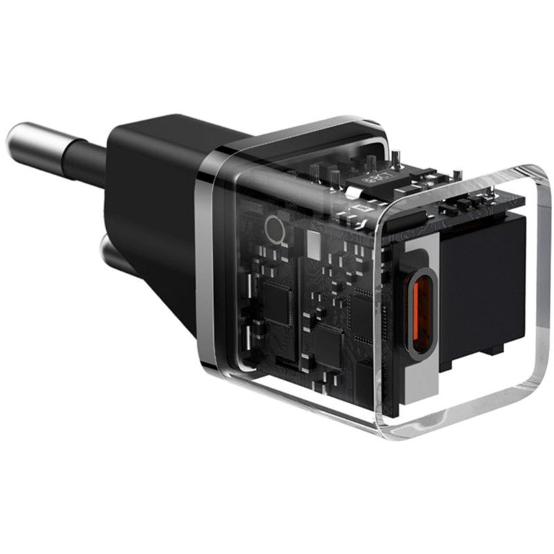 Baseus GaN5 Fast Charger (mini) 1C 20W Black (CCGN050101)