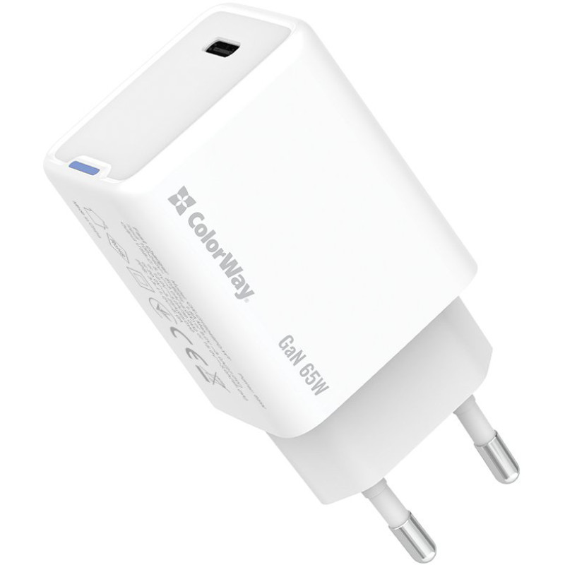 Зарядний пристрій ColorWay CW-CHS049PD-WT