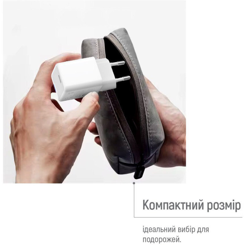 Зарядний пристрій ColorWay CW-CHS049PD-WT