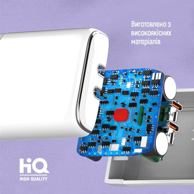 Зарядний пристрій ColorWay CW-CHS048PD-WT