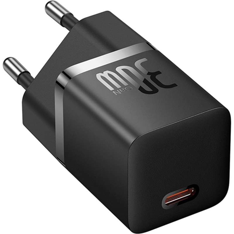 Baseus GaN5 Fast Charger (mini) 1C 30W Black (CCGN070401)