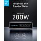 Зарядний пристрій Anker GaNPrime Charger - 200W, 4xUSB-C PD & 2xUSB-A Black (A2683341)