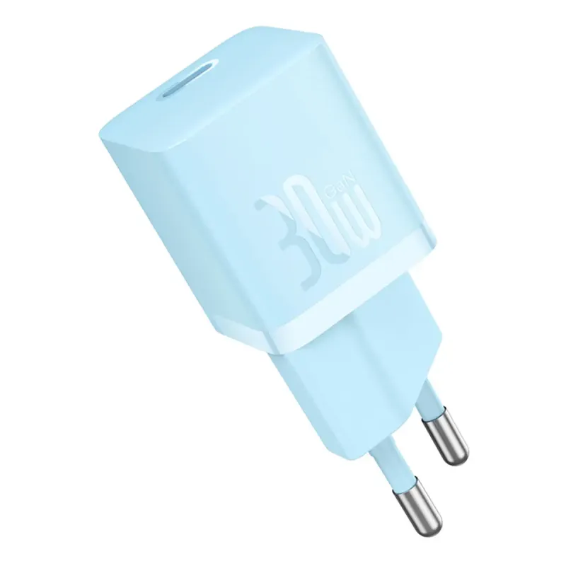 Зарядное устройство Baseus GaN5 Fast Charger (mini) 1C 30W Blue (CCGN070603)