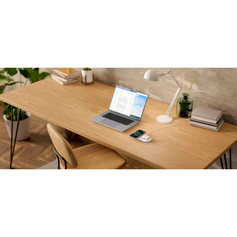 Belkin Magnetic Wireless Charging Pad with Qi2 15W White (WIZ021VFWH)