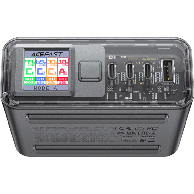 Acefast Z4 Power Station PD218W 3xUSB-C, 1xUSB-A (AFZ4G) (6974316282587)