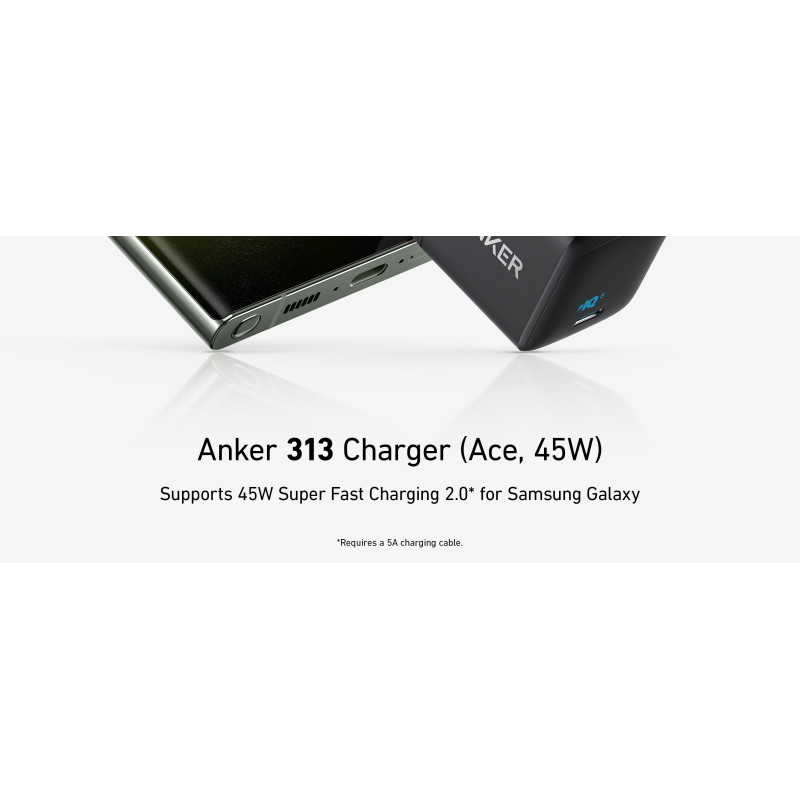 ANKER USB-C Wall Charger PowerPort 313 45W Black (A2643G11)