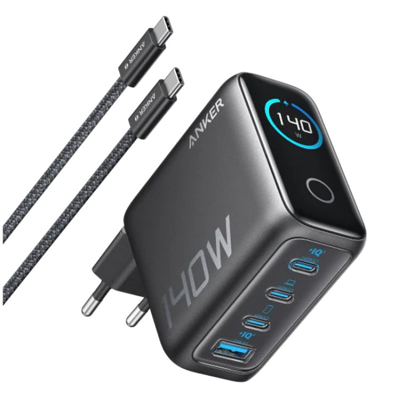 Зарядний пристрій Anker Laptop GaN 140W Black (B2697GZ1)